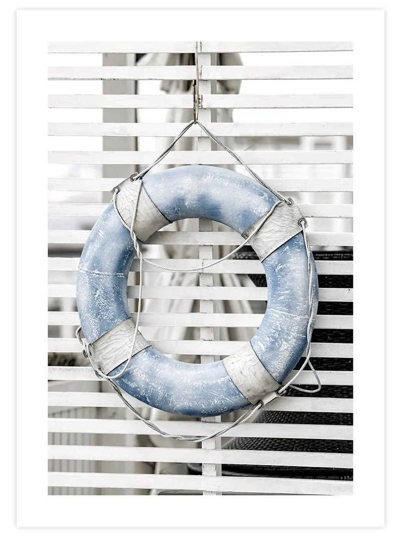 Mavi Deniz Simidi - Art Print Fotoğraflar Poster