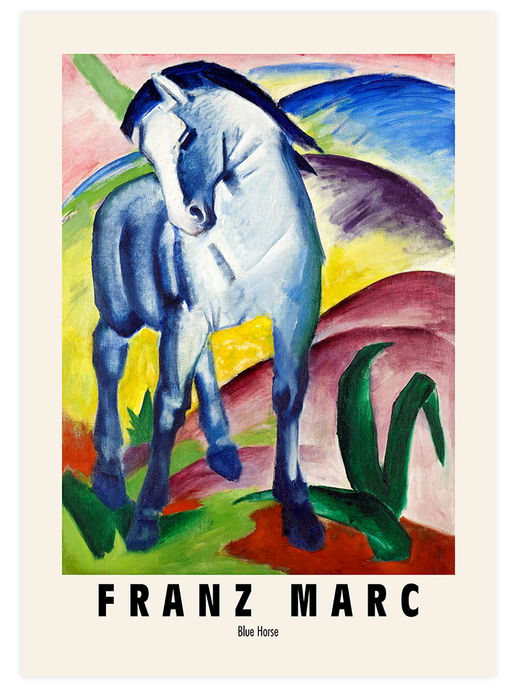 Franz Marc Foxes & Horse - Poster Seti Duo  Poster
