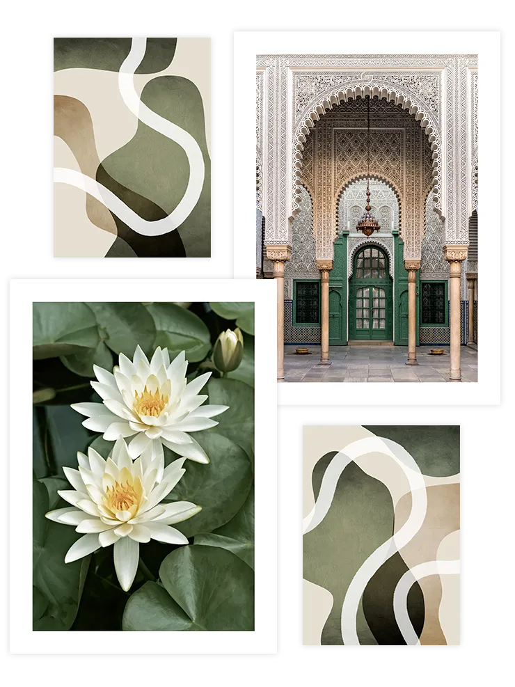 Yeşil Eklektik - Poster Seti