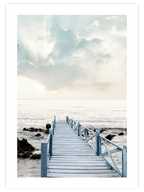 Mavi İskele - Art Print