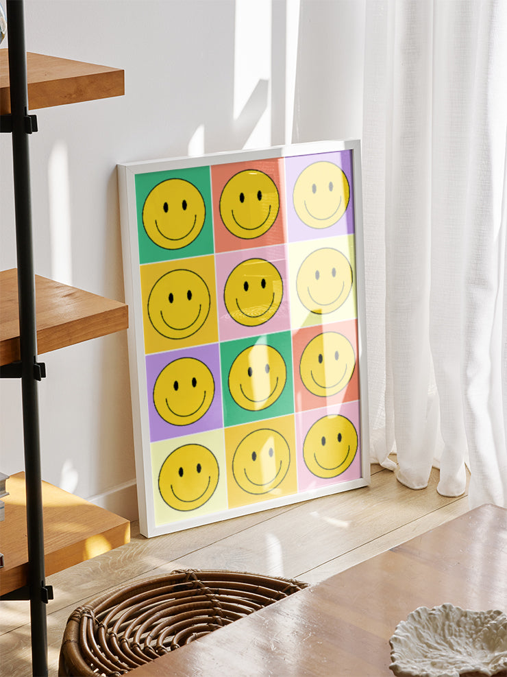 Smile Face - Art Print Ürün ikincil görseli