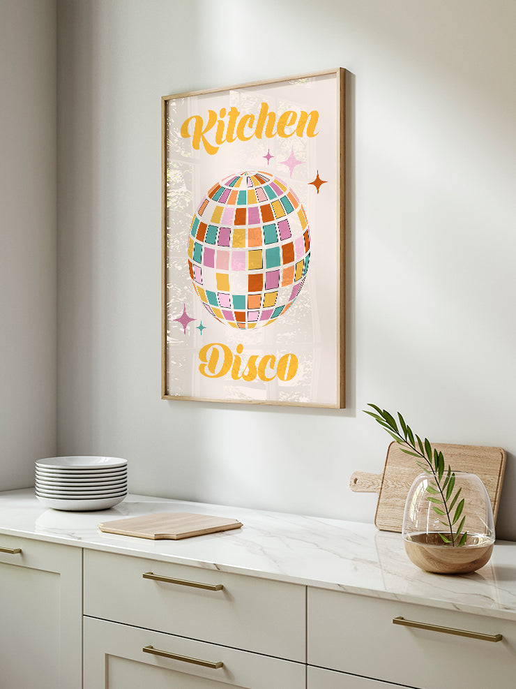 Kitchen Disco - Art Print  Poster