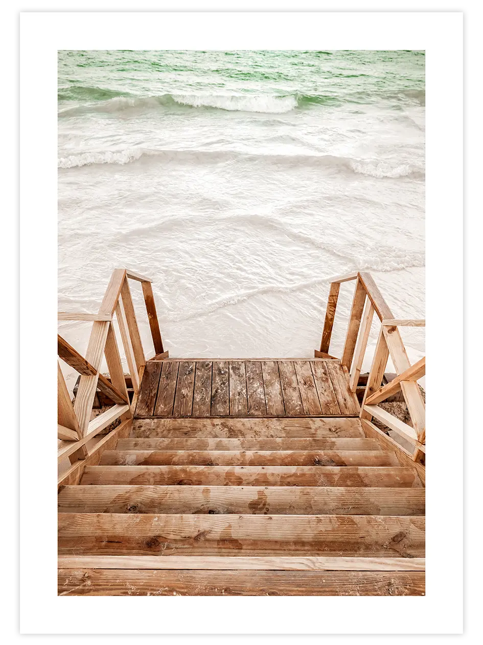Let's Go To The Beach - Art Print