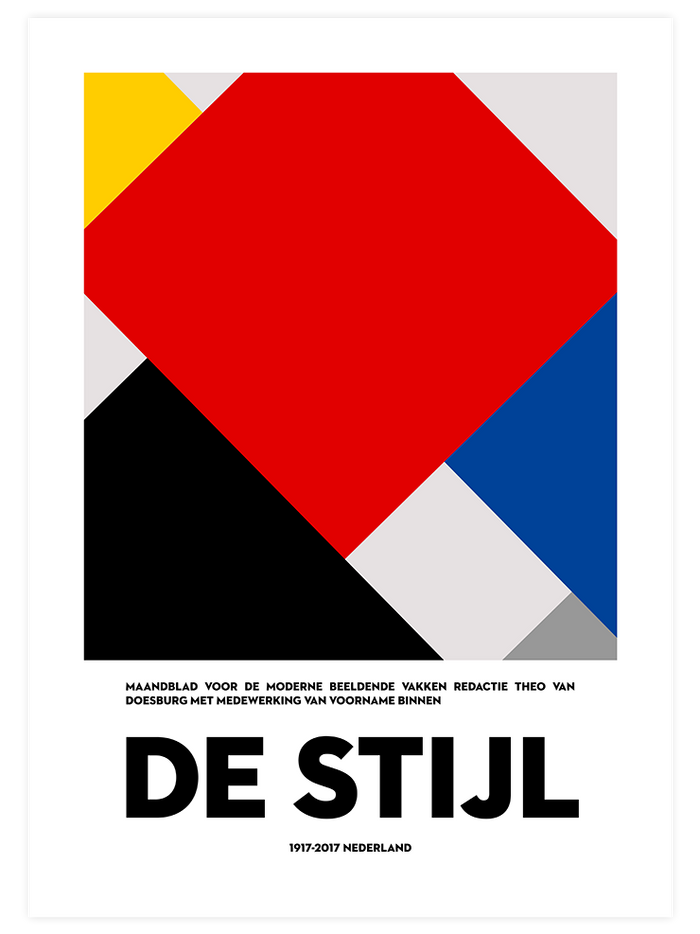 De Stijl - Poster Seti Duo  Poster