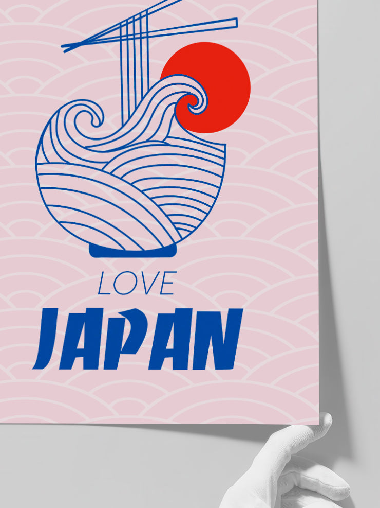 Love Japan - Art Print  Poster