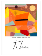 Paul Klee Joyful Mountain - Poster Seti Duo