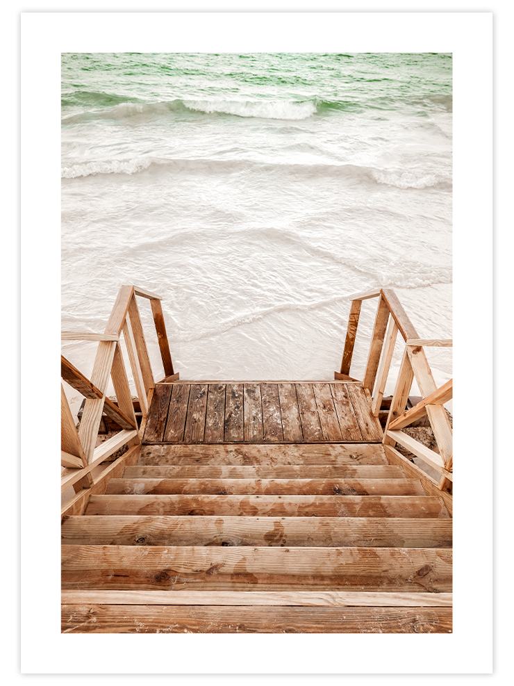 Let's Go To The Beach - Art Print