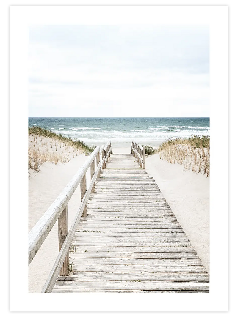 Way to the Beach - Art Print Fotoğraflar Poster