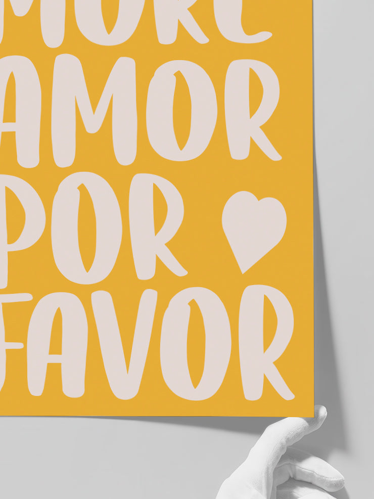 More Amor - Art Print  Poster
