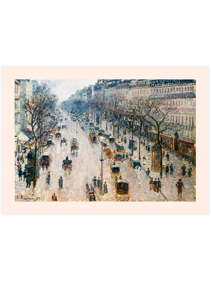 Camille Pissarro The Boulevard - Art Print