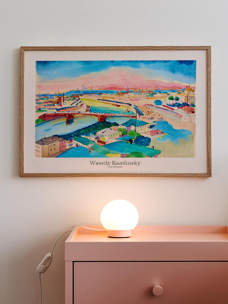 Kandinsky View of Moscow - Art Print Ürün ikincil görseli