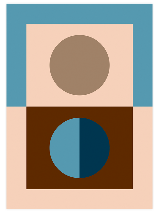 Geometrik Form N2 Poster - Giclée Baskı