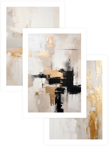 Abstract Feelings - Poster Seti Trio