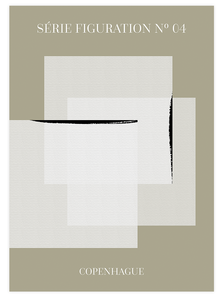 Série Figuration Copenhague - Art Print Sanatsal Poster