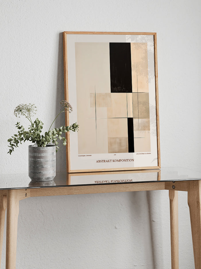 Abstrakt Komposition N2 - Art Print  Poster