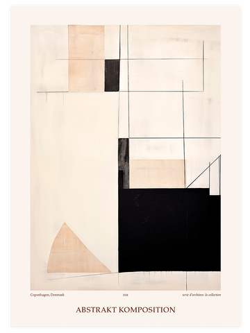 Abstrakt Komposition - Art Print