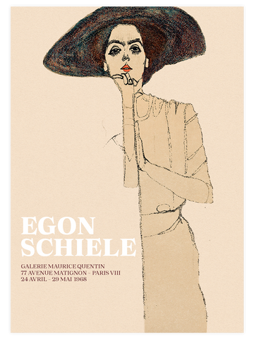 Egon Schiele Afiş N2 - Art Print