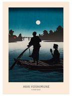 Arai Yoshimune A Ferry Boat - Art Print