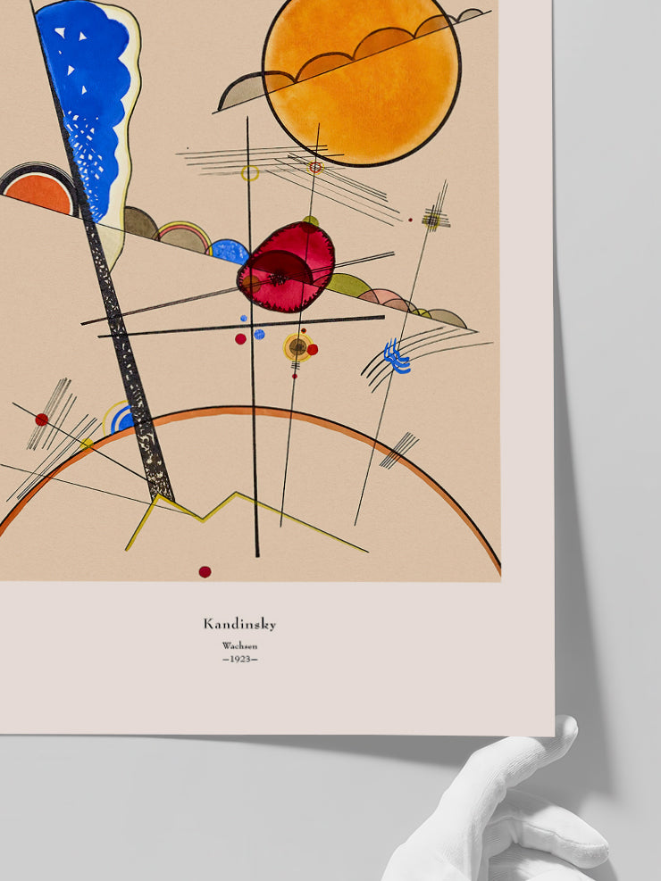 Kandinsky Wachsen - Art Print  Poster