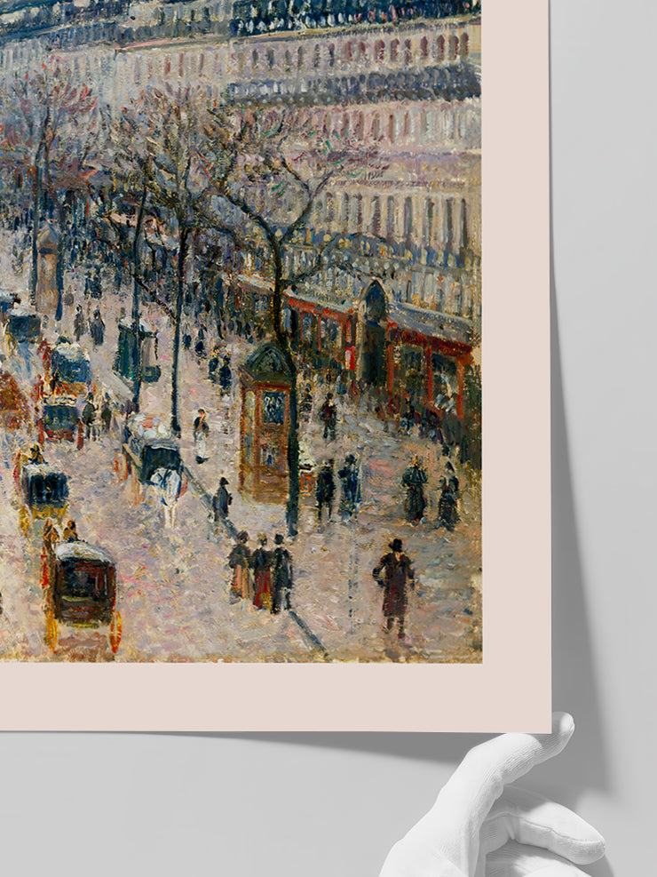 Camille Pissarro The Boulevard - Art Print  Poster