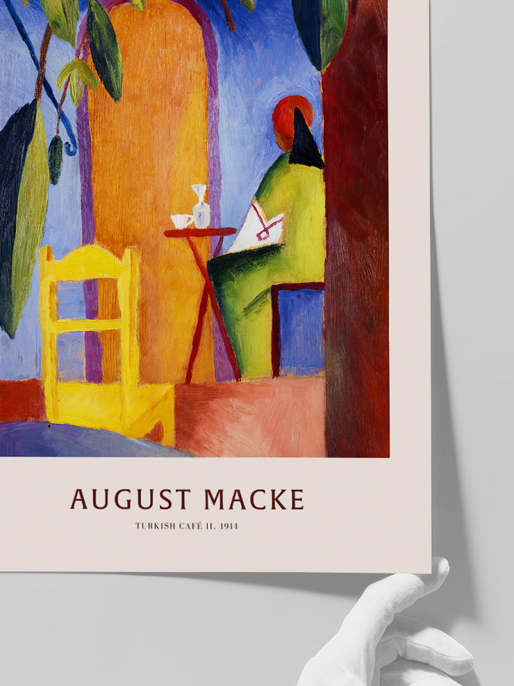 Macke Turkish Coffee N2 - Art Print  Poster