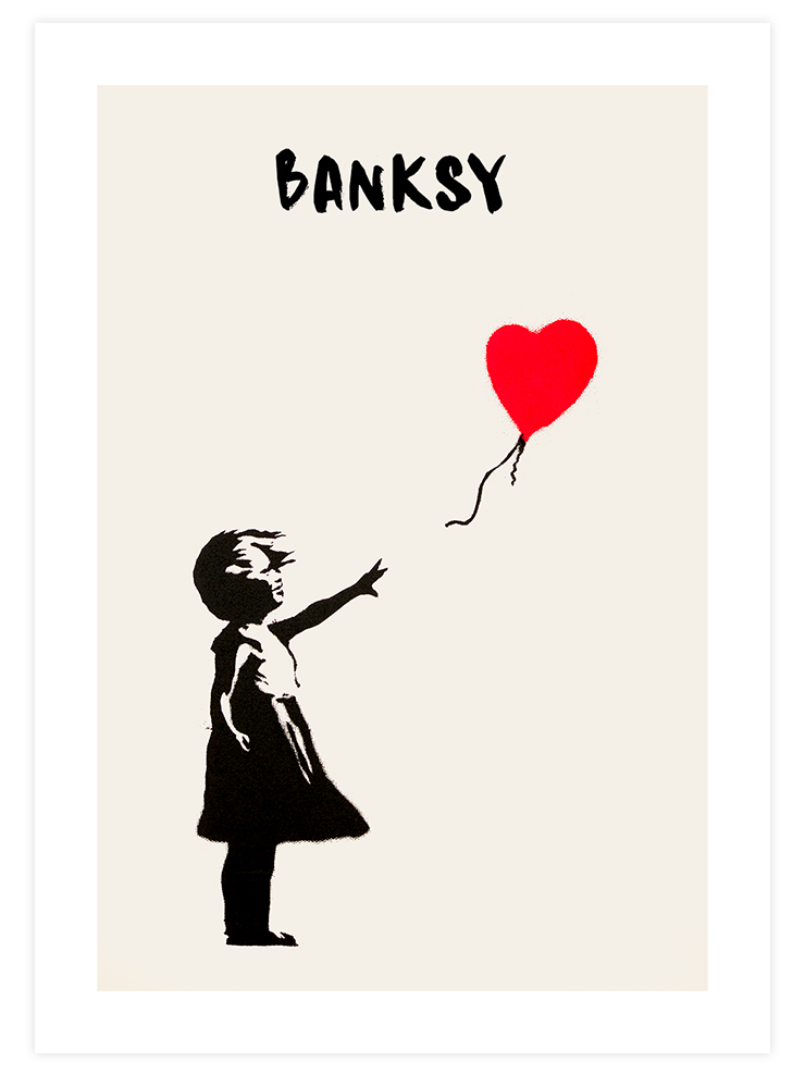 Banksy Girl with Balloon - Art Print