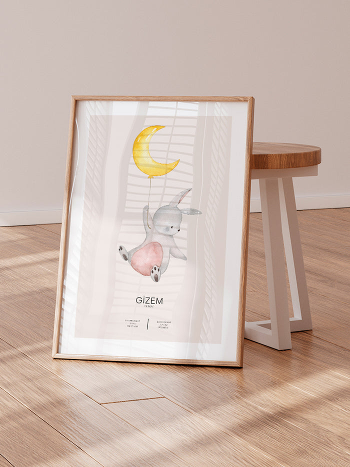 Tavşancık Kişiye Özel - Art Print  Poster