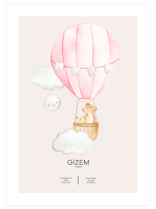 Bulutlarda Kişiye Özel - Art Print