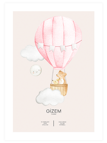 Bulutlarda Kişiye Özel - Art Print