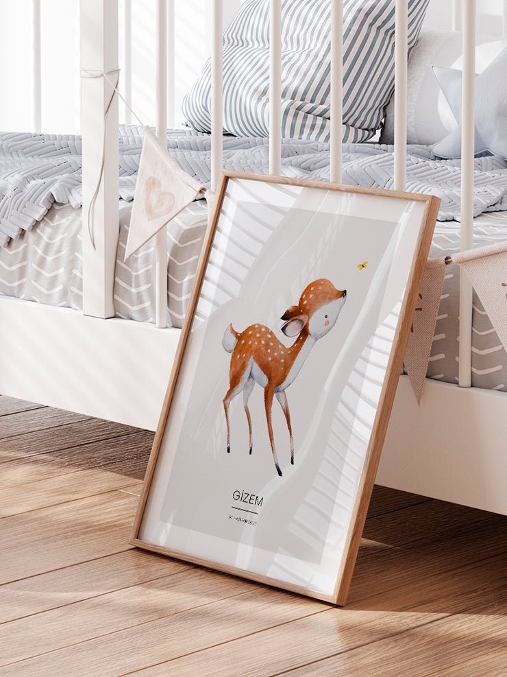 Bambi Kişiye Özel - Art Print  Poster