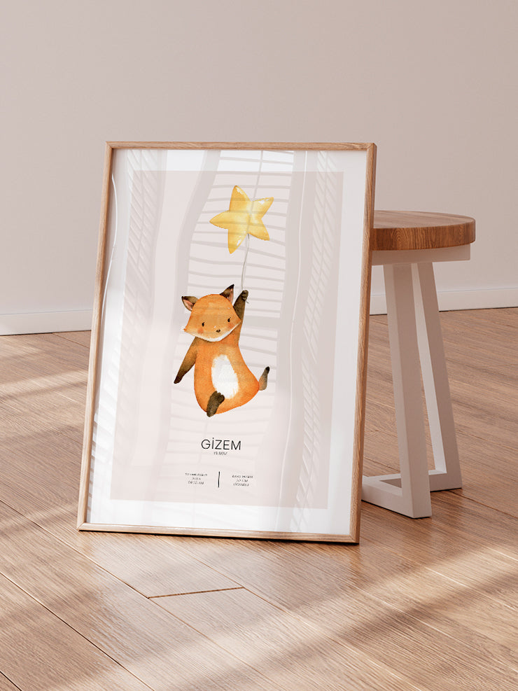 Tilkicik Kişiye Özel - Art Print Ürün ikincil görseli