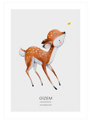 Bambi Kişiye Özel Poster - Giclée Baskı