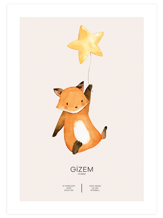 Tilkicik Kişiye Özel - Art Print