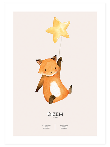 Tilkicik Kişiye Özel - Art Print