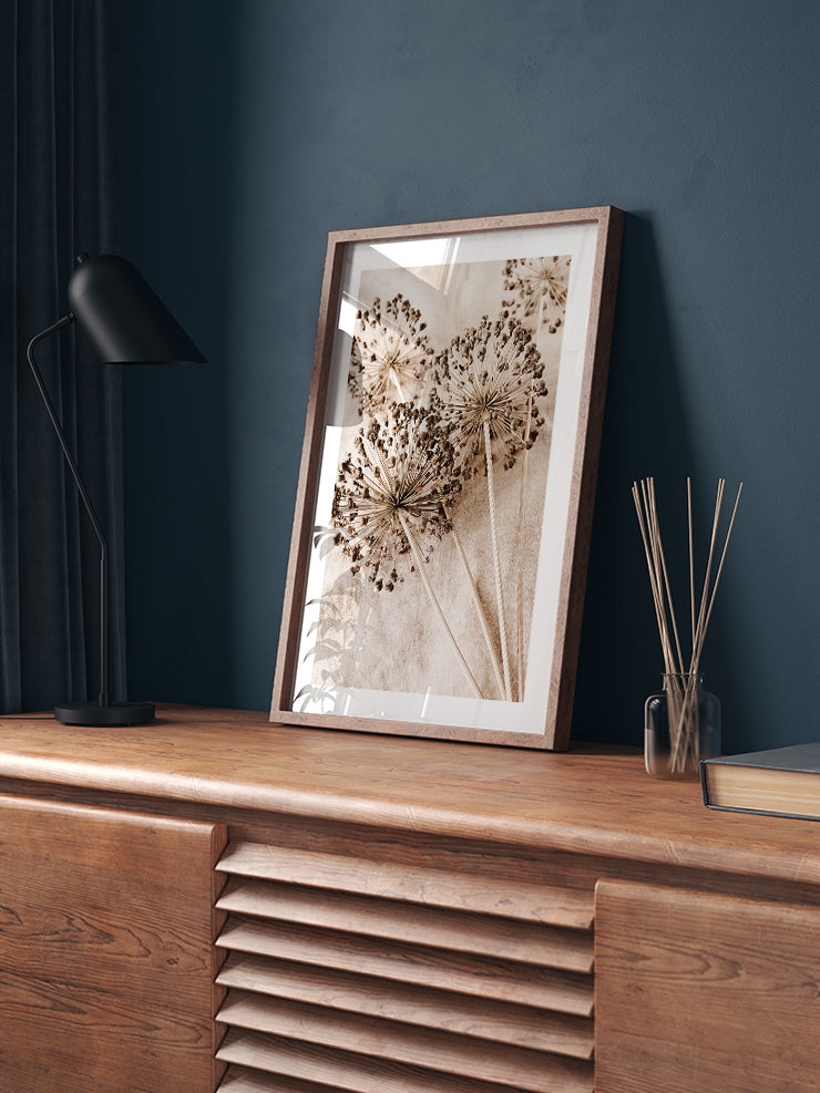 Allium Çiçeği - Art Print