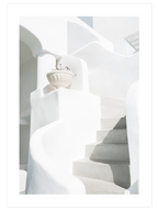 Beyaz Kerpiç Ev - Art Print