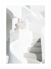 Beyaz Kerpiç Ev - Fine Art Poster