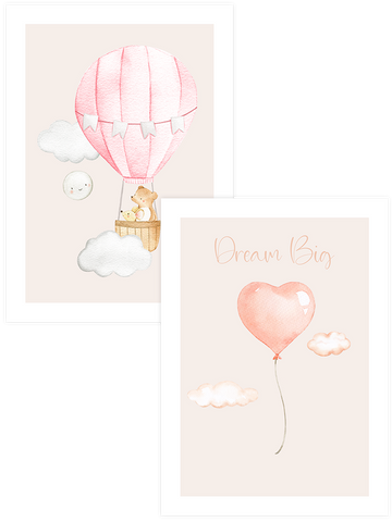 Sweet Pink Touch - Poster Seti Duo