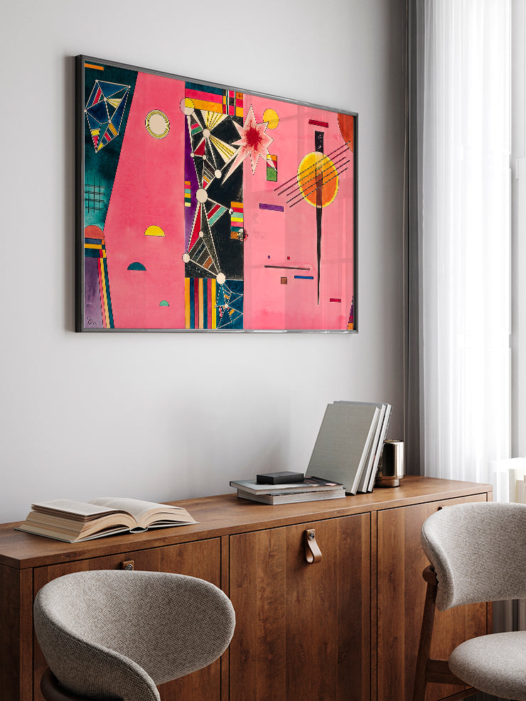 Wassily Kandinsky Red Rose - Art Print Ürün ikincil görseli