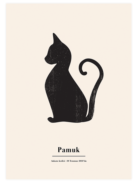 Kedi Kişiye Özel - Art Print