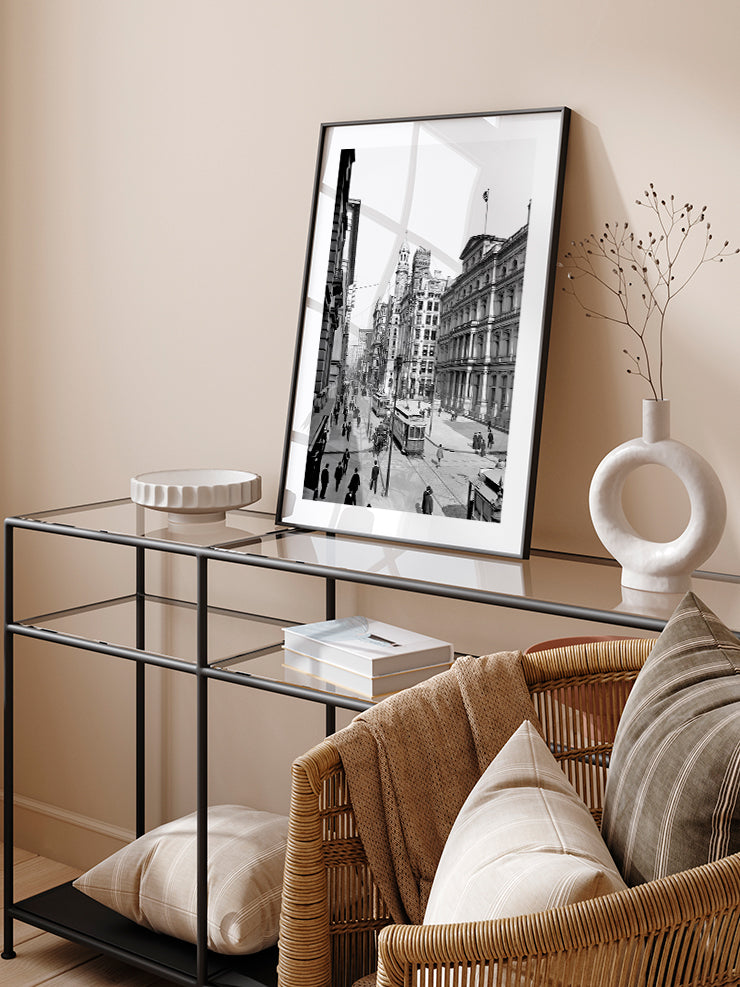 Chestnut Street Philadelphia - Art Print Ürün ikincil görseli