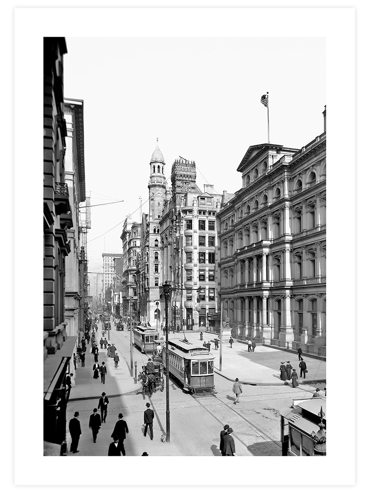 Chestnut Street Philadelphia - Art Print Ürün ana görseli