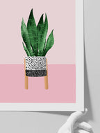 Puantiyeli Vazo N3 - Art Print