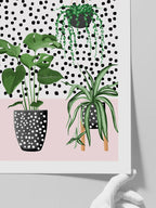 Puantiyeli Vazo N4 - Art Print