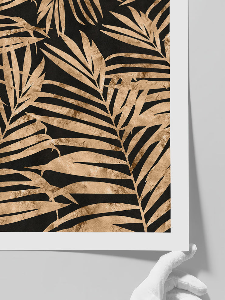 Palmiye Yaprakları N2 - Art Print