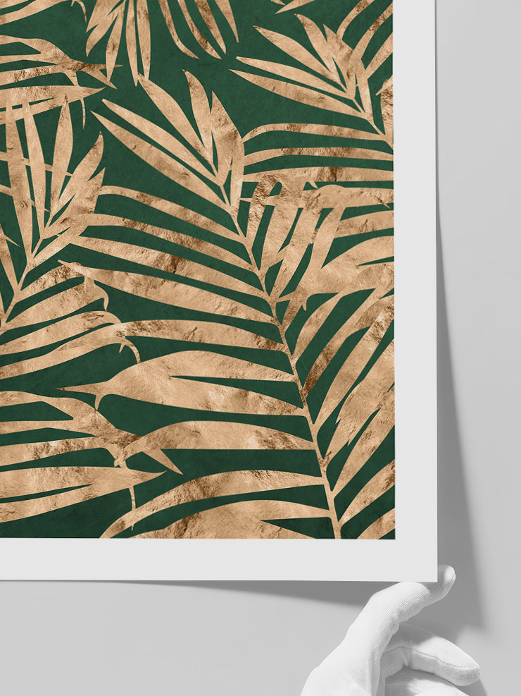 Palmiye Yaprakları N3 - Art Print