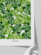 Palmiye Ağacı Yaprakları N2  - Art Print