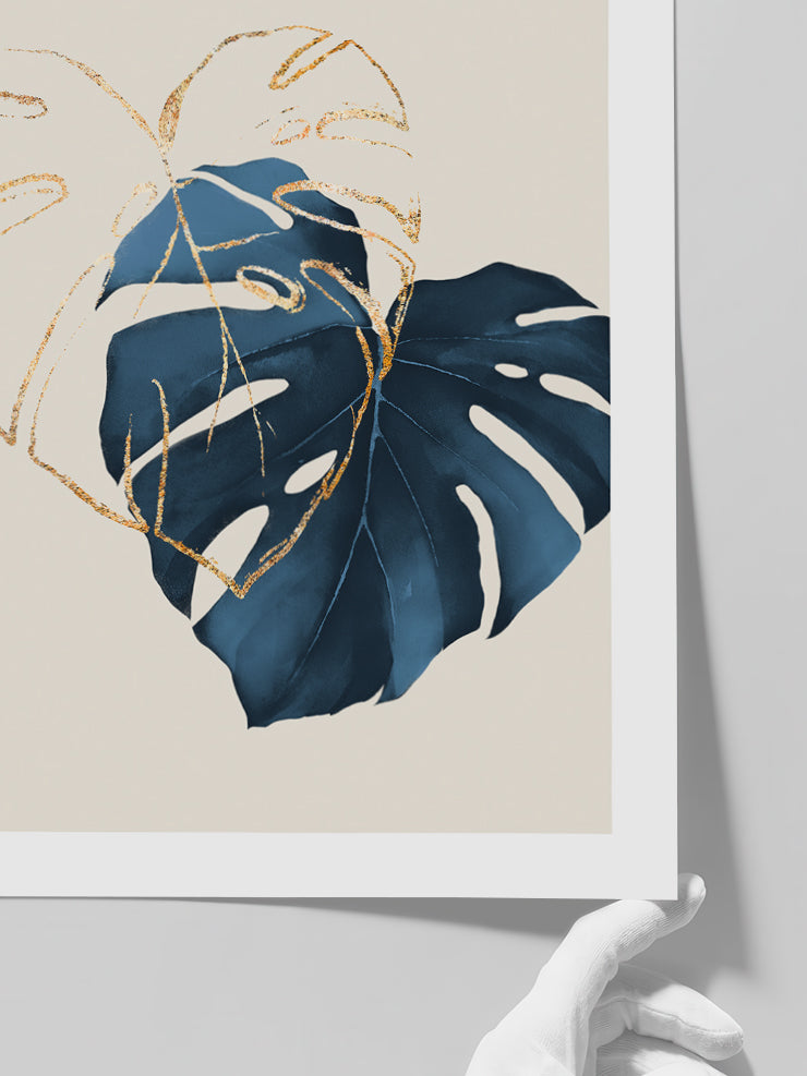 Blue Marine N3 - Art Print  Poster