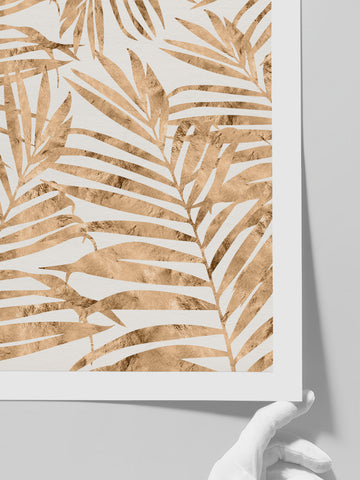Palmiye Yaprakları N1 - Art Print