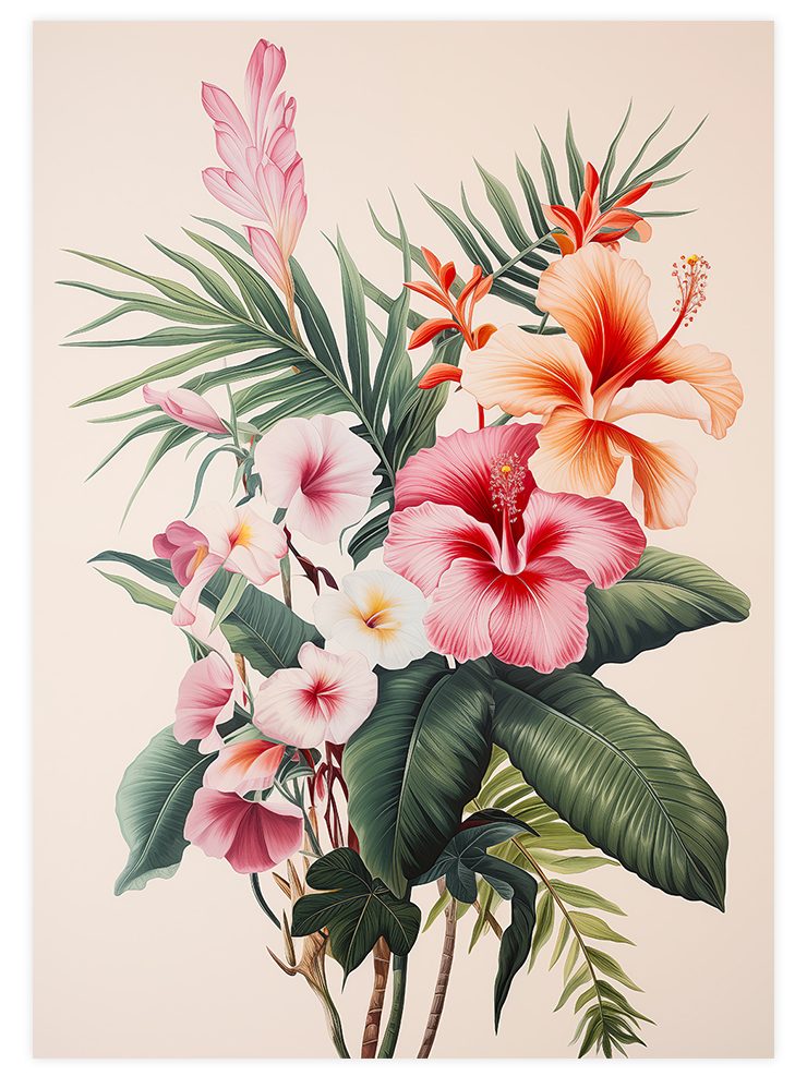 Çiçek Buketi - Art Print Ürün ana görseli